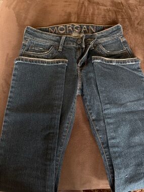 dELiA*s Women's Skinny Jeans in Dark Blue Denim